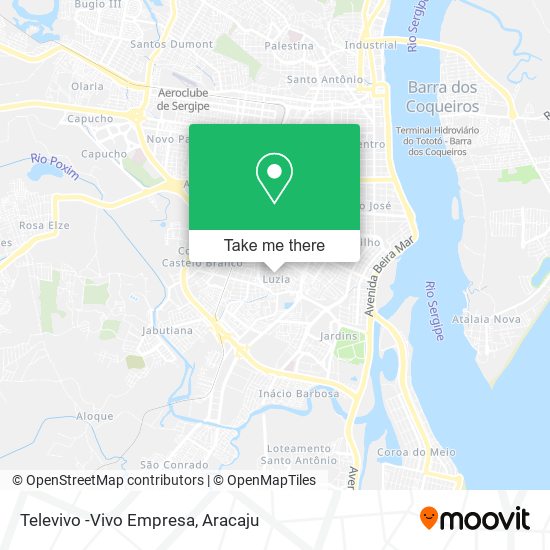 Televivo -Vivo Empresa map