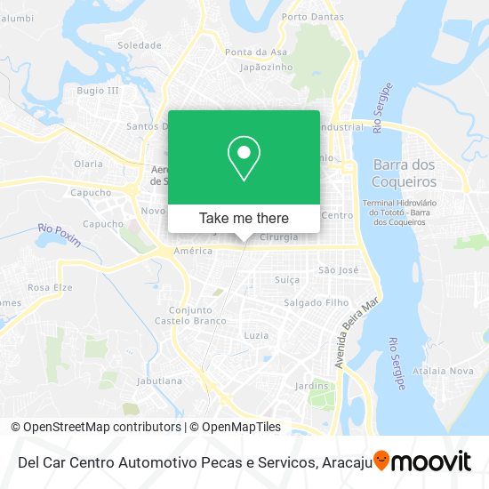 Del Car Centro Automotivo Pecas e Servicos map