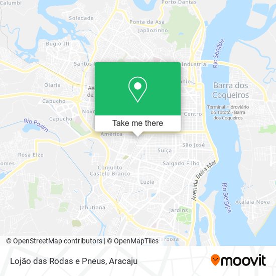 Lojão das Rodas e Pneus map