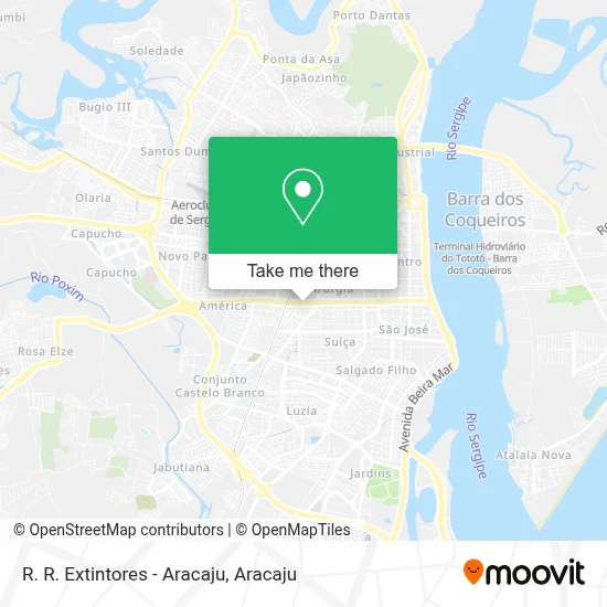 R. R. Extintores - Aracaju map