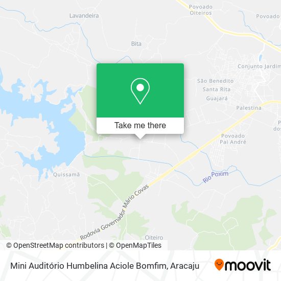 Mapa Mini Auditório Humbelina Aciole Bomfim