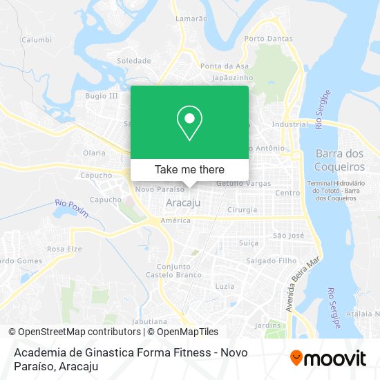 Academia de Ginastica Forma Fitness - Novo Paraíso map