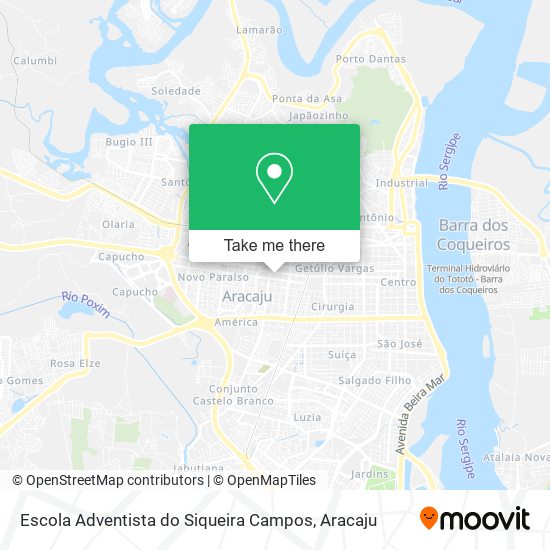 Escola Adventista do Siqueira Campos map