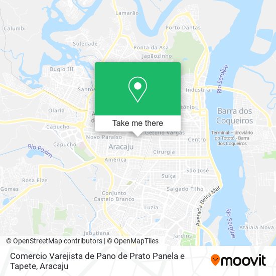 Comercio Varejista de Pano de Prato Panela e Tapete map