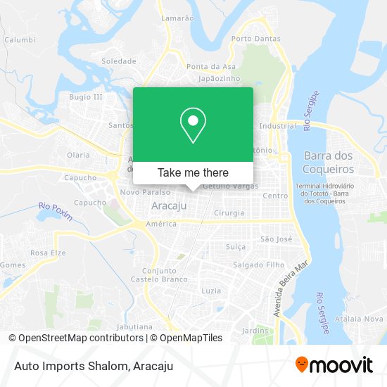 Auto Imports Shalom map
