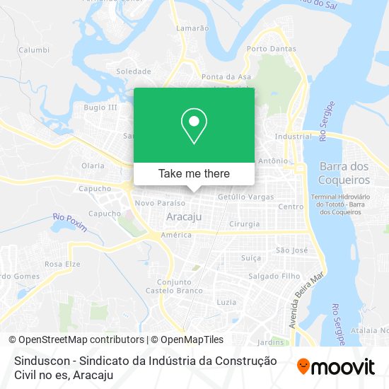 Sinduscon - Sindicato da Indústria da Construção Civil no es map