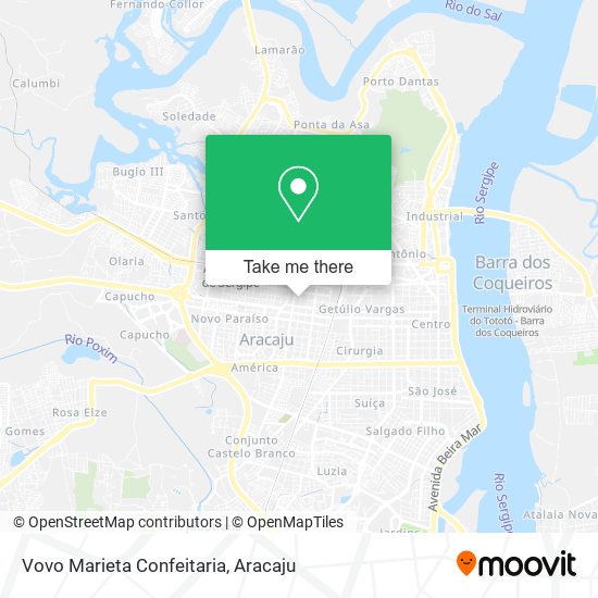 Vovo Marieta Confeitaria map