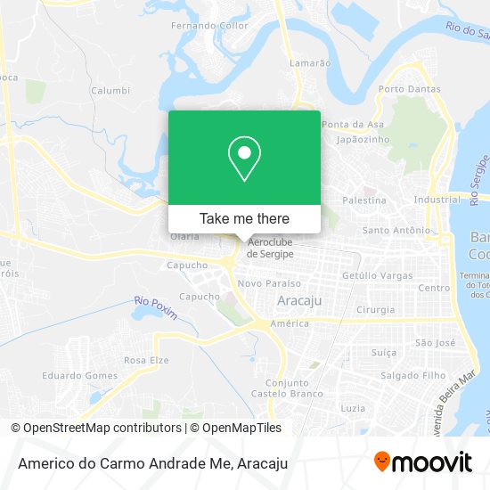 Mapa Americo do Carmo Andrade Me