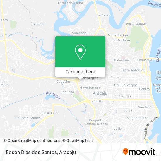 Edson Dias dos Santos map