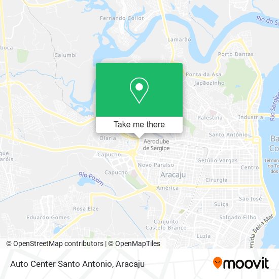 Auto Center Santo Antonio map