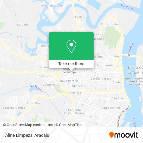 Aline Limpeza map