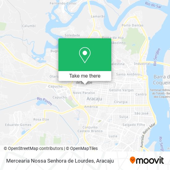 Mapa Mercearia Nossa Senhora de Lourdes