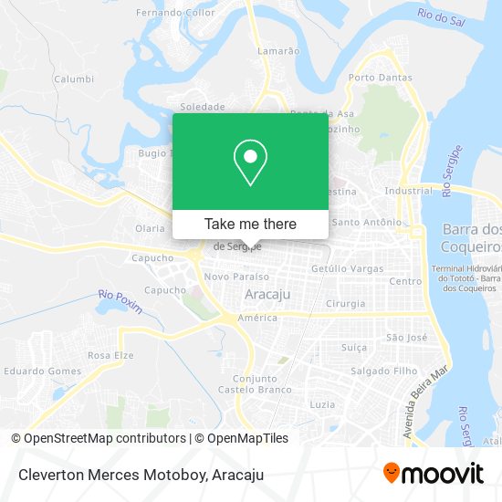 Cleverton Merces Motoboy map