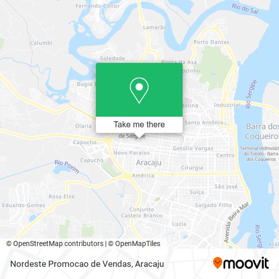 Nordeste Promocao de Vendas map