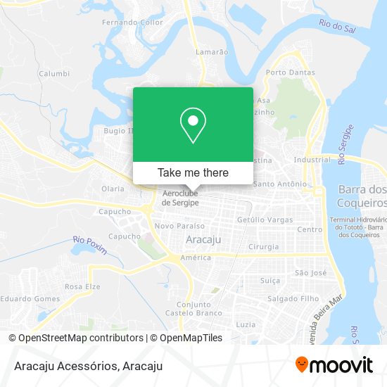 Aracaju Acessórios map