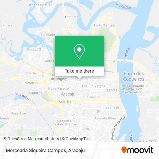 Mercearia Siqueira Campos map