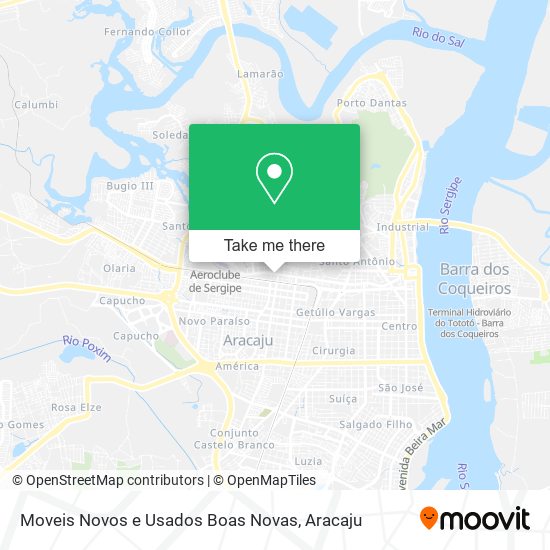 Mapa Moveis Novos e Usados Boas Novas