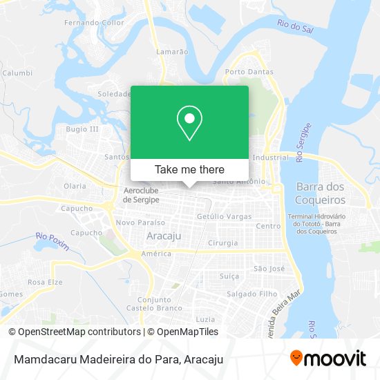 Mamdacaru Madeireira do Para map