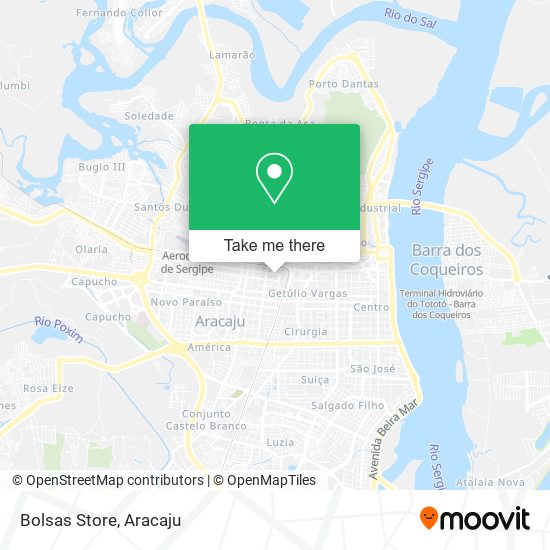 Bolsas Store map