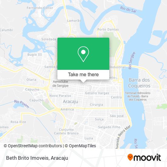 Mapa Beth Brito Imoveis