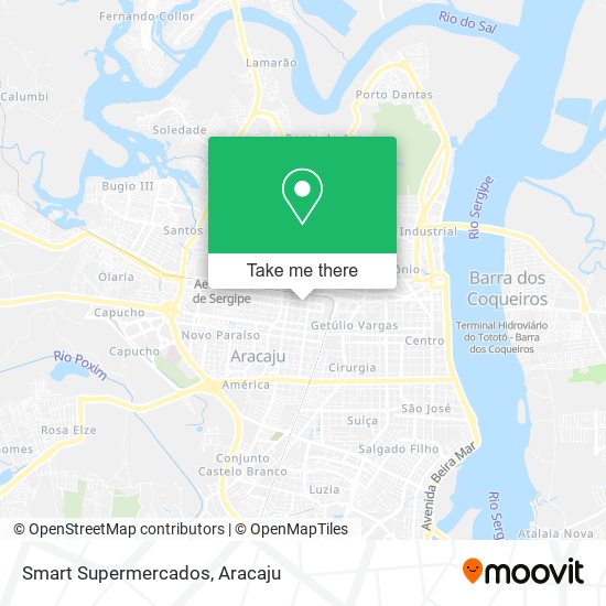 Smart Supermercados map