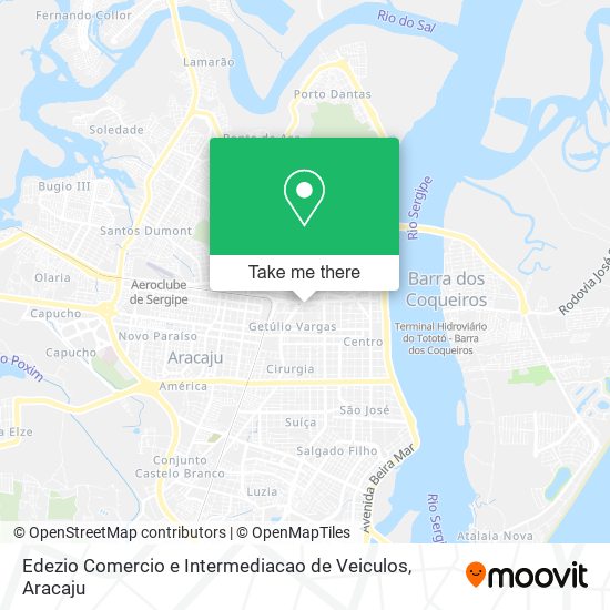 Mapa Edezio Comercio e Intermediacao de Veiculos