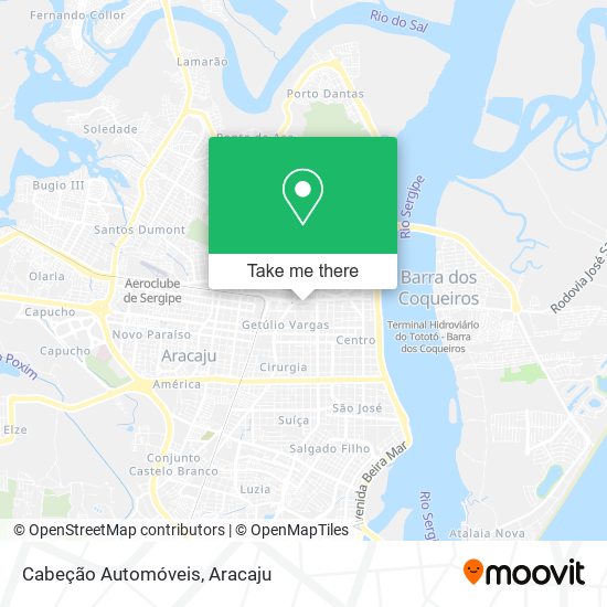 Cabeção Automóveis map