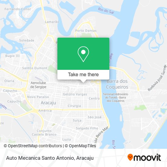 Auto Mecanica Santo Antonio map