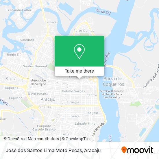 Mapa José dos Santos Lima Moto Pecas