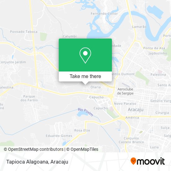 Tapioca Alagoana map