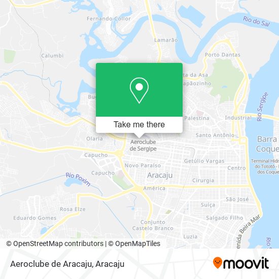 Aeroclube de Aracaju map