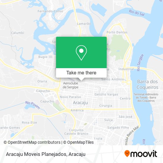 Aracaju Moveis Planejados map