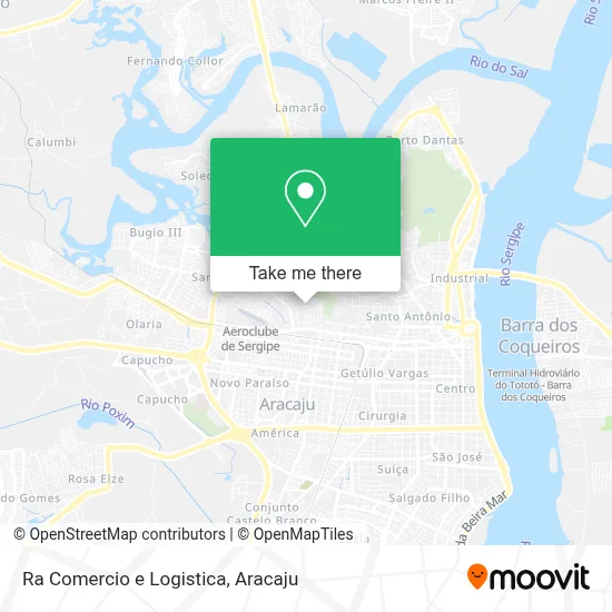 Ra Comercio e Logistica map