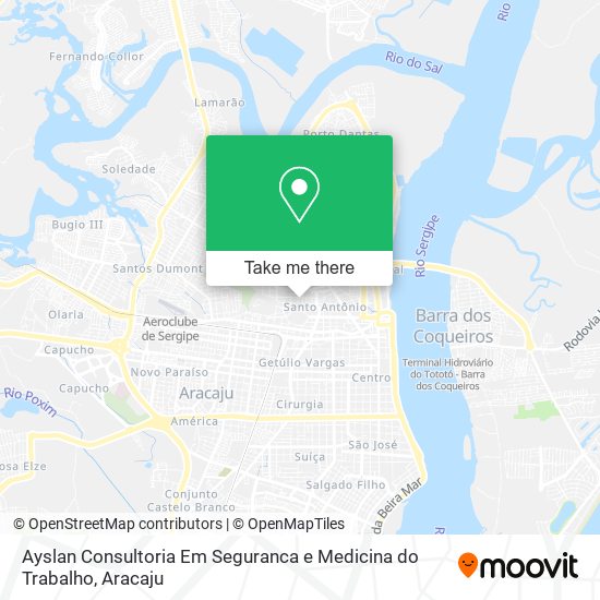 Mapa Ayslan Consultoria Em Seguranca e Medicina do Trabalho