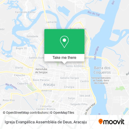 Mapa Igreja Evangélica Assembléia de Deus