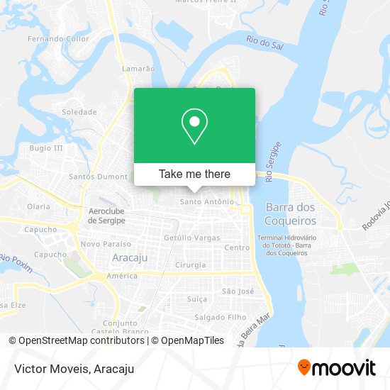Victor Moveis map