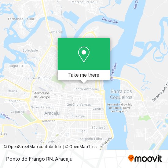 Ponto do Frango RN map