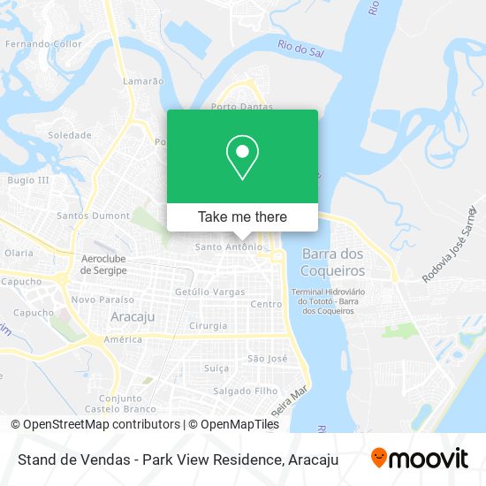 Stand de Vendas - Park View Residence map
