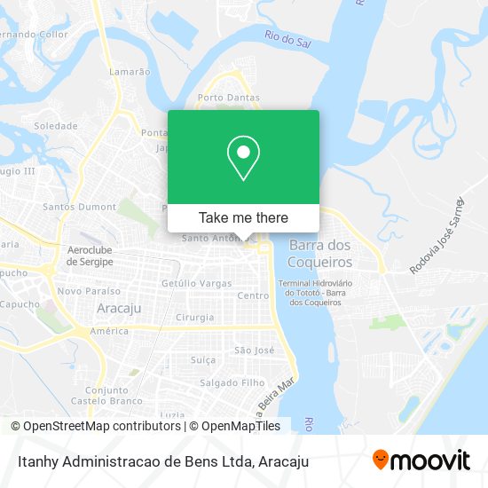 Itanhy Administracao de Bens Ltda map