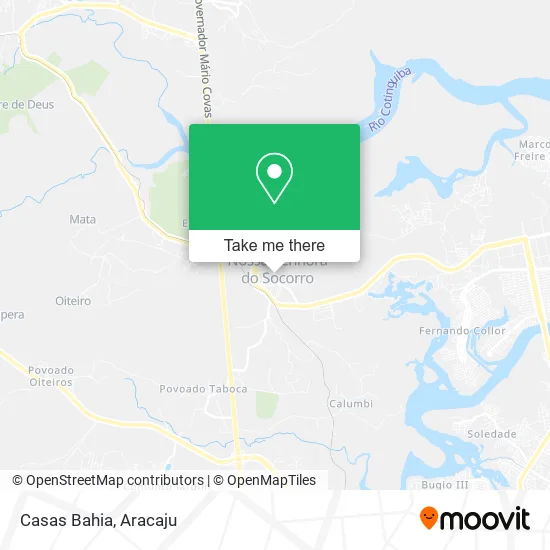 Casas Bahia map