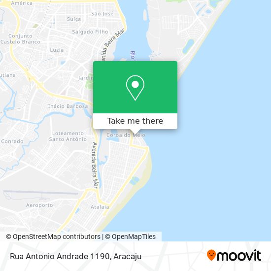 Rua Antonio Andrade 1190 map