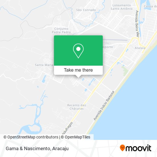 Gama & Nascimento map