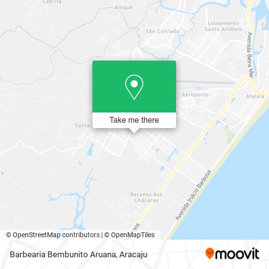 Barbearia Bembunito Aruana map