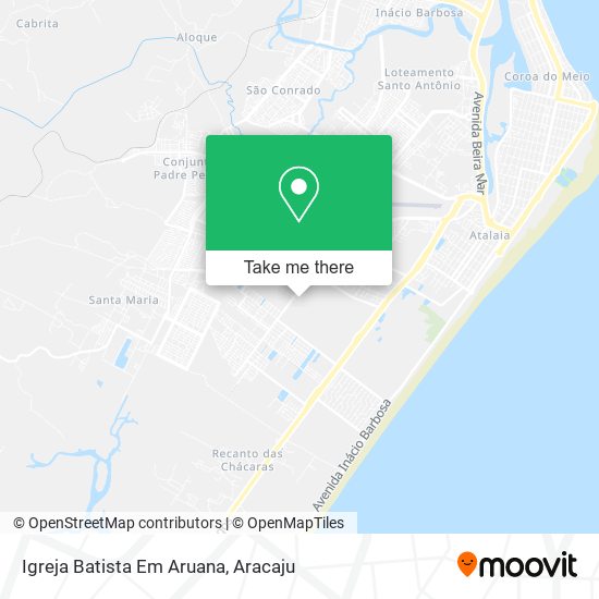 Igreja Batista Em Aruana map