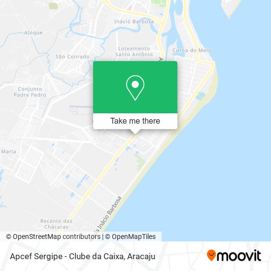 Apcef Sergipe - Clube da Caixa map