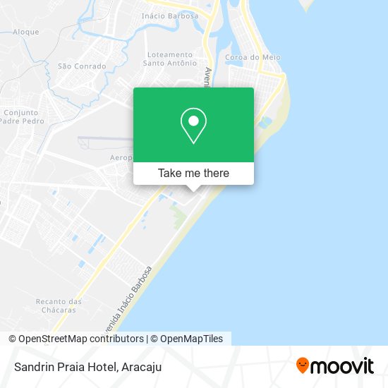 Mapa Sandrin Praia Hotel