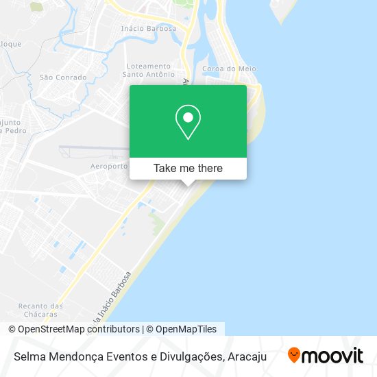 Mapa Selma Mendonça Eventos e Divulgações