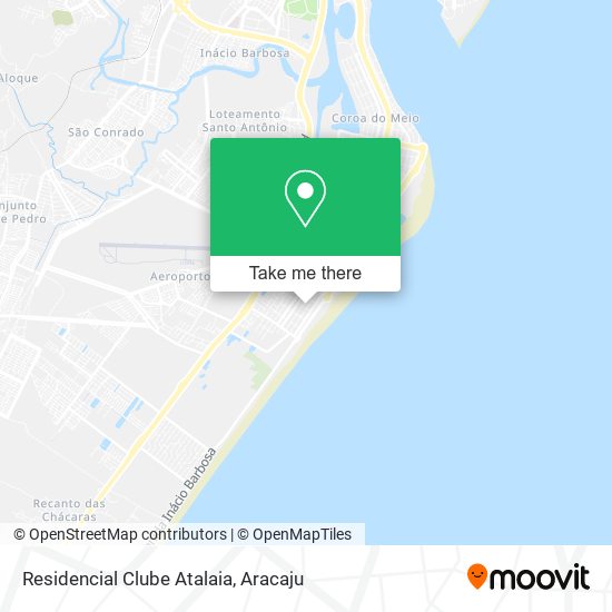 Mapa Residencial Clube Atalaia