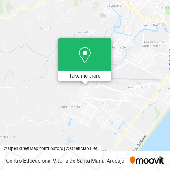 Centro Educacional Vitoria de Santa Maria map