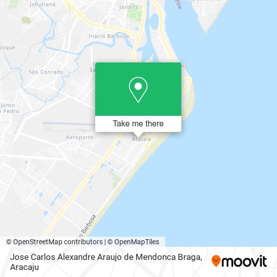 Mapa Jose Carlos Alexandre Araujo de Mendonca Braga